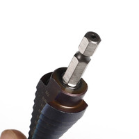 Jeu de forets étagés spirale FEIDA en acier rapide HSS noir de haute qualité, efficaces pour le perçage conique, norme DIN338