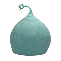 Nichoir pour chat en feutre de laine de haute qualité, écologique, petit lit pour animaux de compagnie, fait main, motif animal, emballage personnalisé en boîte, toutes saisons