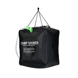 Bolsa de <span class=keywords><strong>ducha</strong></span> <span class=keywords><strong>Solar</strong></span> para acampar cuadrada negra de 40 <span class=keywords><strong>litros</strong></span> de alta calidad con grifo, bolsa de <span class=keywords><strong>ducha</strong></span> de plástico duradera para exteriores de <span class=keywords><strong>10</strong></span> galones a la venta - Product Image 4