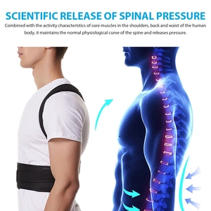 <span class=keywords><strong>Ceinture</strong></span> de maintien lombaire respirante en néoprène <span class=keywords><strong>pour</strong></span> hommes et femmes, correcteur de <span class=keywords><strong>posture</strong></span>, protection ajustable des épaules, améliore <span class=keywords><strong>la</strong></span> scoliose - Product Image 5