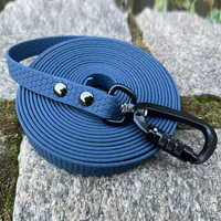 Laisse pour chien NOVIPET en PVC imperméable, texture nid d'abeille, mousqueton en aluminium aéronautique à verrouillage par vis, longueur personnalisable pour l'entraînement en extérieur