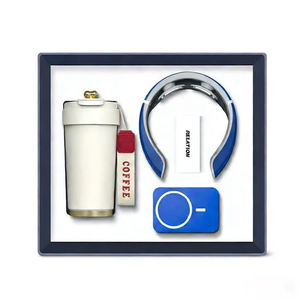 IStapromo Gifts Hot Selling Luxury Custom Logo Cup Fan Light Humidifier 3 in 1 Gift Items Promotional Business Gift <b>Set</b> - Product Image 5