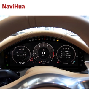 NaviHua Tableau de bord numérique, autoradio, multimédia, affichage du compteur de vitesse virtuel, unité principale pour Porsche Panamera 2011 - Product Image 3