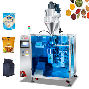 Tốc độ cao Tự động doypack ROTARY PREMADE Túi điền niêm phong lúa mì ngô tinh bột bột sữa bột máy đóng gói - Product Image 1