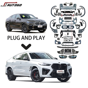 Kit di Conversione per Modifica <span class=keywords><strong>Auto</strong></span> BMW X6 G06 2020 2021 2022 2023, Aggiornamento Facelift al Paraurti X6M LCI 2024 2025 - Product Image 1