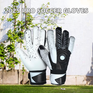 2025 New ST Professional Soccer Goalkeeper Gloves Breathable Moisture Wicking Lightweight PU <b>Material</b> Latex Knitting Nylon - Product Image 2