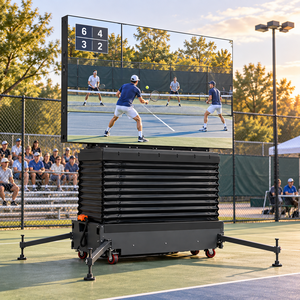 Pantalla LED P4 para Exteriores, Estable, sobre Ruedas, Reutilizable, para Mostrar Resultados en Eventos Deportivos al Aire Libre, Transmisiones de Partidos - Product Image 2