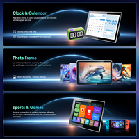 TV Pintar Portabel dengan Remote Suara Layar Sentuh Sistem Android HD Monitor Layar Penuh