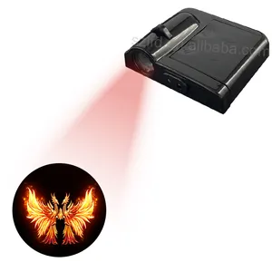 No hole drill led car door logo projector light with customized laser logo