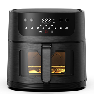 1500W Touch Design Smart 6L Air Fryers Customized Color 80-200c Temperature for Sale Smart Air Fryers - Product Image 1