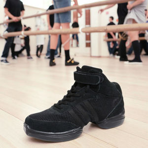 Baskets de <span class=keywords><strong>danse</strong></span> <span class=keywords><strong>hip</strong></span>-<span class=keywords><strong>hop</strong></span> montantes avec boucle magique 8208 chaussures de <span class=keywords><strong>danse</strong></span> à semelle fendue - Product Image 4