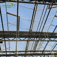 Serre en polycarbonate à tunnel pour l'agriculture automatique/les bâtiments commerciaux, avec climatisation contrôlée pour une culture complète de tomates