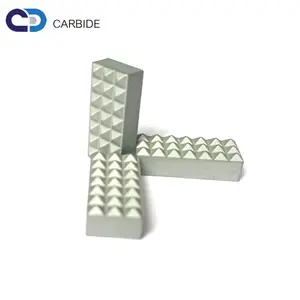 Fabricant Zhuhzou Inserts de pince rectangulaires en carbure de tungstène de haute qualité pour mâchoire de tronc dans le perçage au diamant