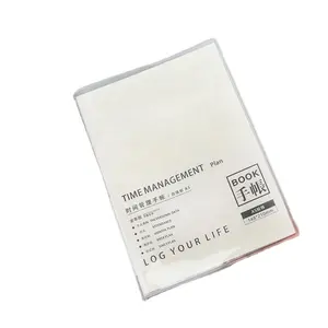 Şeffaf PVC Notebook kılıfı için Fit çoğunluğu gevşek yapraklı not defteri karalama defteri A6/A5 boyutu kitap roman öğrenci öğretmen seçim