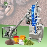 Récipient de distributeur de machine d'emballage sous vide de poudre de thé vert Matcha de farine à petite échelle avec tarière