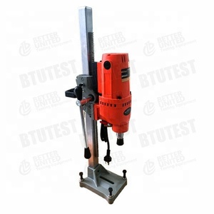 Machine de carottage de chaussée à essence - Échantillonneur de béton de 200 mm de diamètre et 700 mm de profondeur, portable et puissant pour les essais routiers - Product Image 2