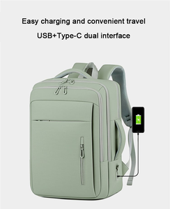 Высококачественный женский модный рюкзак из ПУ с несколькими карманами, водонепроницаемый, с USB-портом, для повседневного использования и отдыха, в стиле макарон, разноцветный - Product Image 5