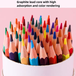 Macaron 12/24/36/48 pièces <span class=keywords><strong>crayon</strong></span> de couleur en bois conception hexagonale crayons de couleur croquis personnalisés <span class=keywords><strong>crayon</strong></span> de <span class=keywords><strong>dessin</strong></span> pour les enfants - Product Image 5