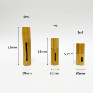 Flaconi Roll-on Personalizzati per Oli Essenziali 5ml, Flacone Roll-on in Bambù all'Ingrosso per Profumi 10ml - Product Image 2