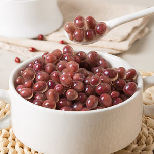 1kg Beutel Rote Bohnen Popping Boba Perlen Saftige Knisterkugeln Instant Fruchtgeschmack Bubble Tea Süße Zuckersirup-Zusätze - Product Image 2