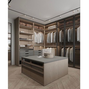 ตู้เสื้อผ้าแบบวอล์กอินทันสมัย ตู้เก็บของในตัว ตู้เสื้อผ้าบิลท์อิน - Product Image 4