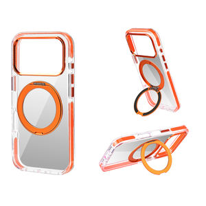Funda Magnética Transparente Mate de TPU y Acrílico para <span class=keywords><strong>iPhone</strong></span> 17 Pro Max con Soporte Metálico, la Más Vendida - Product Image 1