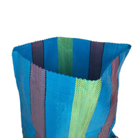 Sac en filet tissé en PP pour fruits avec logo personnalisé, recyclable pour l'emballage des légumes