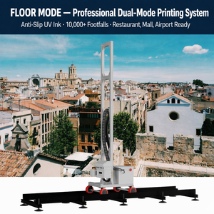 Imprimante à plat murale et de sol 2-en-1 DX7 2400 DPI avec système de retournement breveté Flex pour l'impression de graphiques muraux intérieurs et extérieurs - Product Image 3