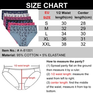 Ropa interior de Mujer talla Europea S M L XL XXL bragas de uso diario bragas de cintura media para mujer Bragas de algodón suave para mujer - Product Image 2