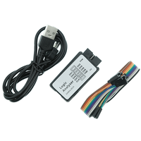 Analizador Lógico USB de 24MHz y 8 Canales, Herramienta de Depuración con Frecuencia de Muestreo de 24M para Depuración de Formas de Onda de Microcontroladores ARM FPGA