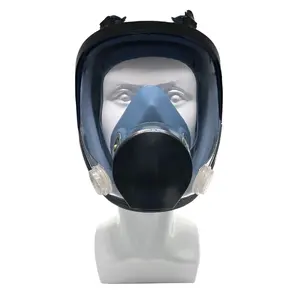 Manufacture Gold Approved Against Chemical Air Filtration Full Face Respirator Gas Masks