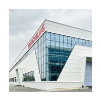 Atelier et entrepôt en structure métallique à construction rapide avec composants préfabriqués et exigences de fondation simples.