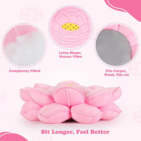 Coussins de méditation antidérapants en forme de fleur de lotus 8445, coussin de sol pour salon, chambre à coucher, coussins décoratifs pour la méditation
