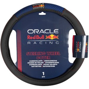 Coprivolante per auto Blended Lines nero/rosso - Product Image 1