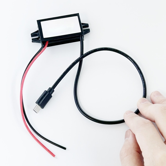 USB-C Male 12V to 5V 3A 15W DC Buck Converter Power Driver Modules Car Inverter for USB Devices