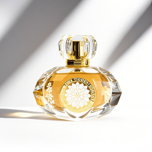 New Design Can Customized in Transparent Colors 30ml 50ml 100ml Spray Irregular Perfume <b>Bottle</b> with <b>Box</b> Packaging - Product Image 3