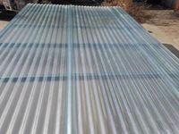 Plaques de toiture ondulées transparentes modernes en PRV, tuiles de toit légères en fibre de verre anti-corrosion et imperméables, plastique souple en PVC
