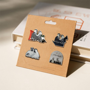 <span class=keywords><strong>En</strong></span> stock Zayed & Rashid Handshake Esmalte Teléfono Pegatinas UAE Famoso Jeques Retrato Impresión de alta definición Pins Insignias Personalizadas - Product Image 6