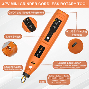 Kit de stylo de gravure électrique rechargeable JANGKLIF, <span class=keywords><strong>mini</strong></span>-meuleuse, <span class=keywords><strong>outil</strong></span> rotatif sans fil à huit vitesses réglables et <span class=keywords><strong>outil</strong></span> de ponçage - Product Image 4