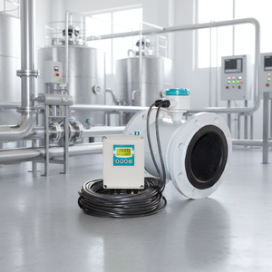 Digitale <span class=keywords><strong>Water</strong></span> Vloeistof Puls 4-20mA RS485 HART Elektromagnetische Debietmeter Prijs Elektromagnetische Debietmeters - Product Image 6