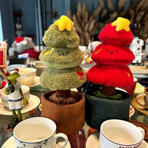Hot Selling Chubby Christmas Tree Pot Cute Cuddly Plush Toys Stuffed Animal Toys Premium Plush Arcade <b>Game</b> for Arcade <b>Game</b> - Product Image 1