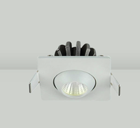 Mini spot carré encastré à led 24v 1w 2w 3w, spot de mise au point pour armoire, blanc chaud haute cri95