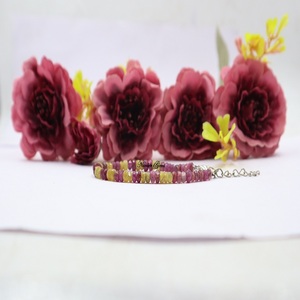 AAA+ Quality Natural Multi Sapphire Loose <b>Bracelet</b> Rondelle Cut Per Gram Christian Religious Stone Beads <b>Bracelets</b> - Product Image 4