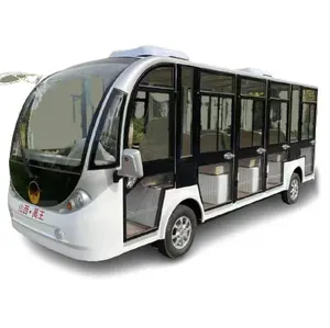 8 Seater 11 Seater 14 Seater Sightseeing Car City Vehicle Tourist Shuttle Electric Mini Bus With Door