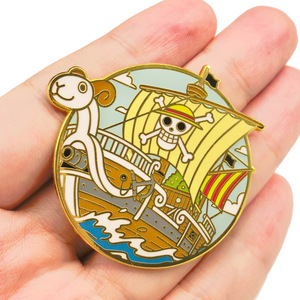 เข็มกลัดเคลือบลายเรือพันซั<span class=keywords><strong>น</strong></span><span class=keywords><strong>น</strong></span>ี่และโกอิงเมอร์รี่จากอ<span class=keywords><strong>น</strong></span>ิเมะวั<span class=keywords><strong>น</strong></span>พีซ สำหรับติดกระเป๋าเป้ เสื้อแจ็คเก็ต ขอ<span class=keywords><strong>ง</strong></span>สะสม ขอ<span class=keywords><strong>ง</strong></span>ขวัญ - Product Image 3