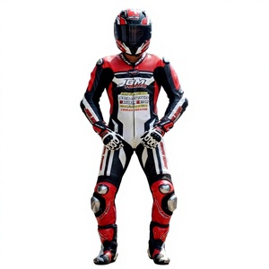 Combinaison de course Zonda Premium pour homme, 1 pièce, en cuir de vache véritable/cuir de kangourou, style MotoCP, combinaison de course sur circuit, niveau de protection 2 - Product Image 1