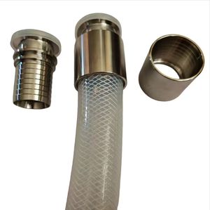 Manguera de Silicona Transparente de Grado Alimenticio, Tubo de Silicona Reforzado con Trenzado de 4-8 mm para Vacío y Leche - Product Image 6