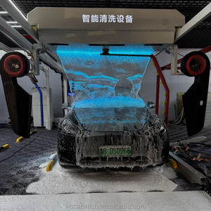 Equipamento comercial da lavagem de carros Espuma 360 ° Touchless automática da máquina 360 ° da lavagem de carros e sistema de alta pressão do vapor para auto lojas - Product Image 3