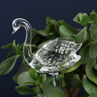 Offre Spéciale auto arrosage Globe plante ampoules à eau forme d'oiseau dispositif d'arrosage en verre transparent
