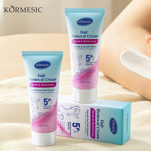Crema Depilatoria KORMESIC Certificada por Bpom, 60g, Suave e Hidratante, para Piel Normal, Área del Bikini, Zona Íntima, Natural, para Piernas y Cuerpo - Product Image 1